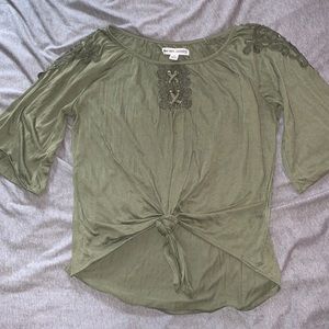 Olive green shirt